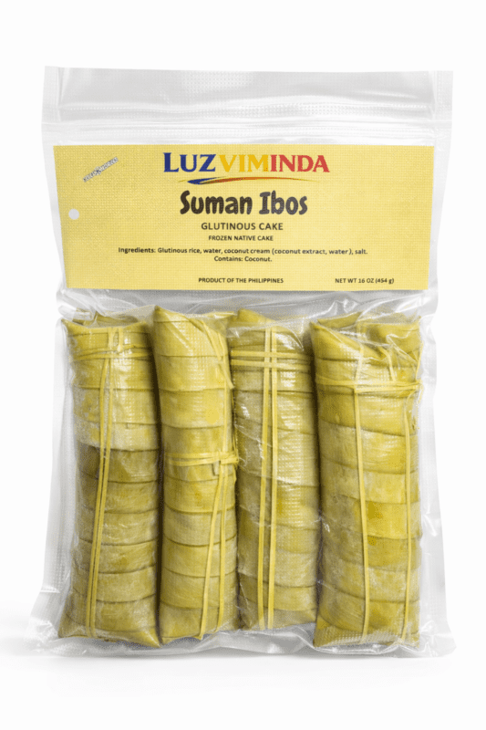 LuzViminda | Authentic Filipino StoreLuzviminda Suman Ibos Glutinous Rice Cake in Pack 4pc 1LB