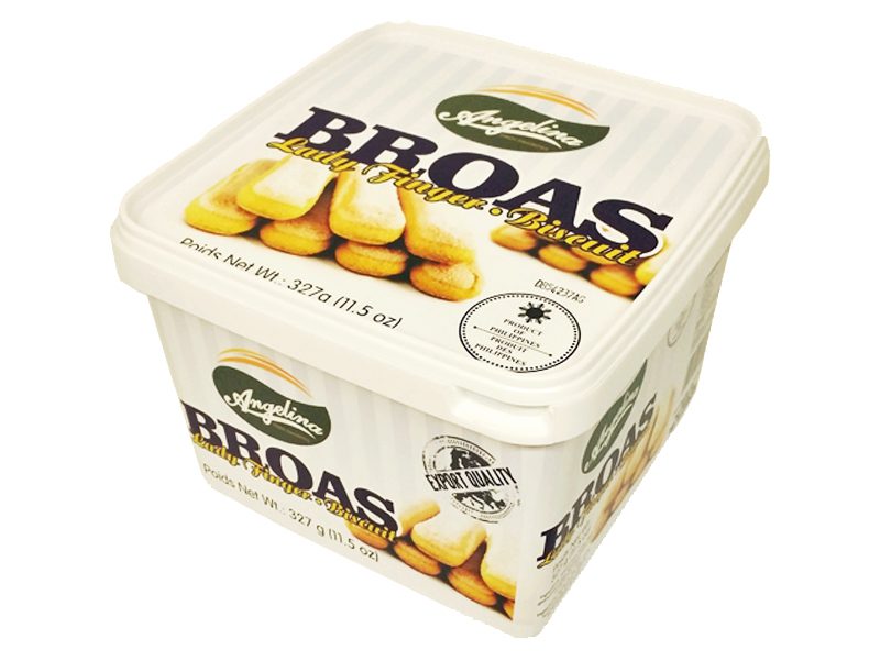 LuzViminda | Authentic Filipino StoreAngelina Lady Finger Biscuit (BROAS) in TUB 11.oz