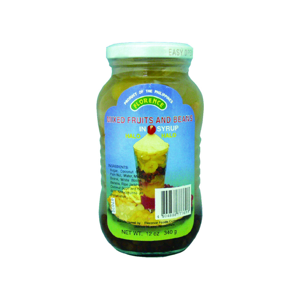 LuzViminda | Authentic Filipino StoreFlorence Mixed Fruit & Beans Halo-Halo 12oz