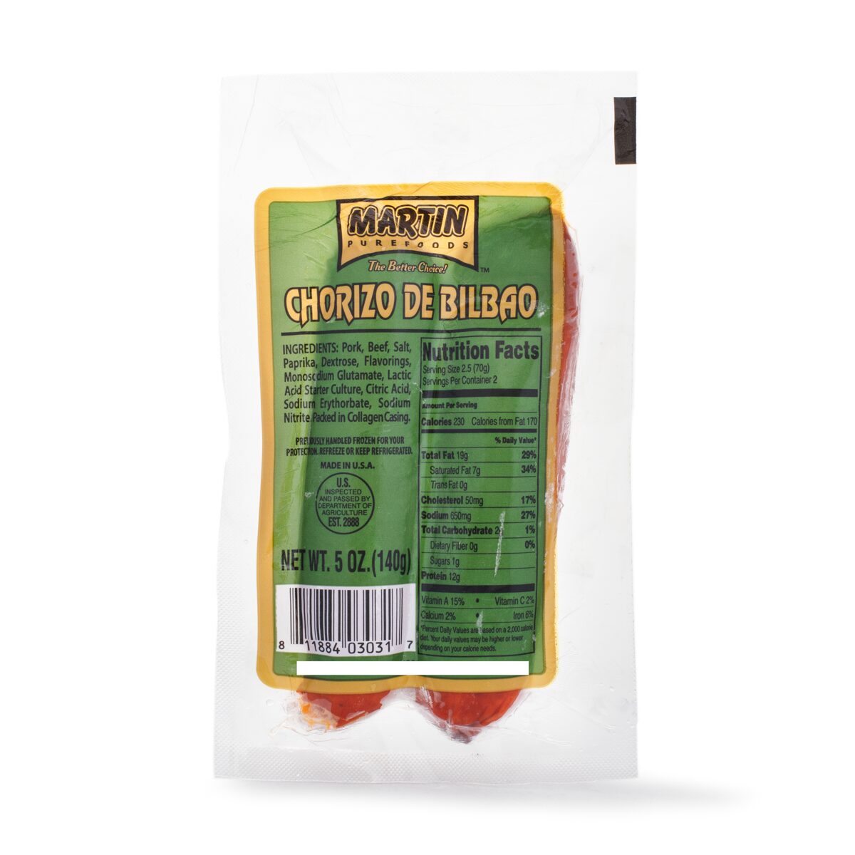 LuzViminda | Authentic Filipino StoreMP Chorizo Bilbao 5oz