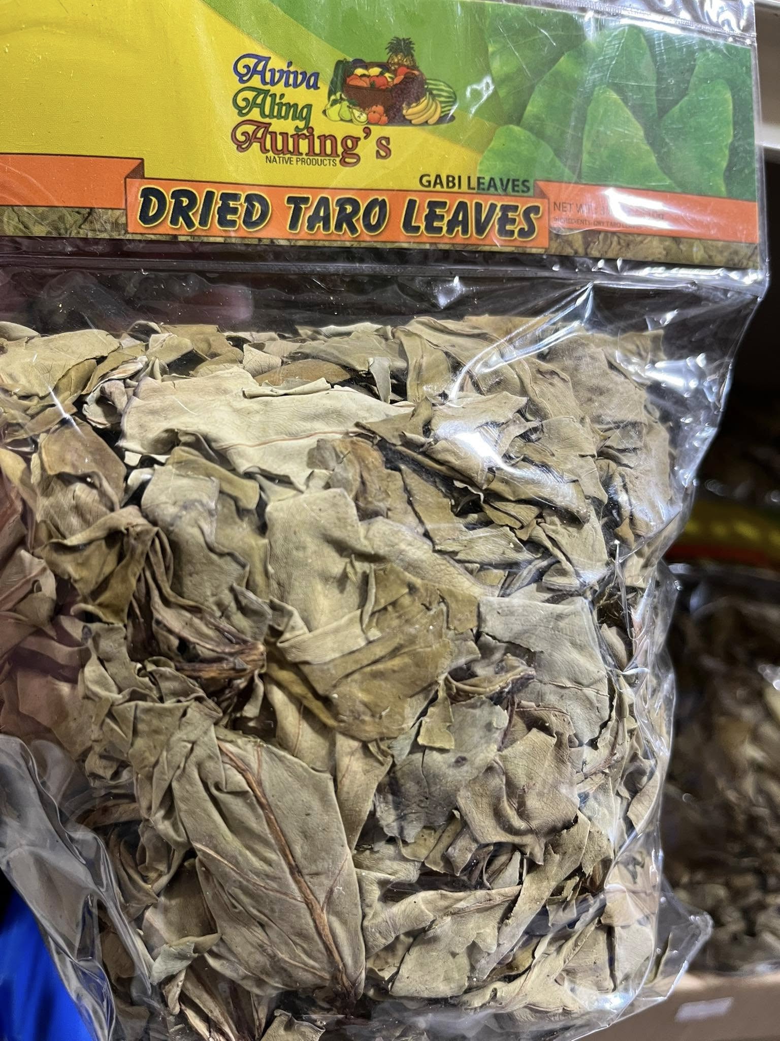 LuzViminda | Authentic Filipino StoreAling Auring Dried Taro Leaves 110g