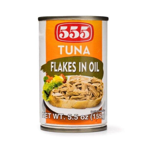 LuzViminda | Authentic Filipino Store555 Tuna Flakes in Vegetable Oil 155g
