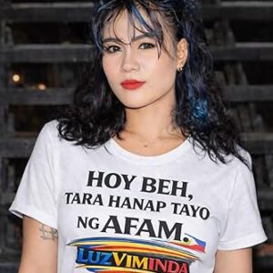 LuzViminda | Authentic Filipino StoreLUZVIMINDA Funny Filipino Shirt – Hoy Beh Hanap Tayo ng AFAM Pinoy Pride Philippines Humor Graphic Tee