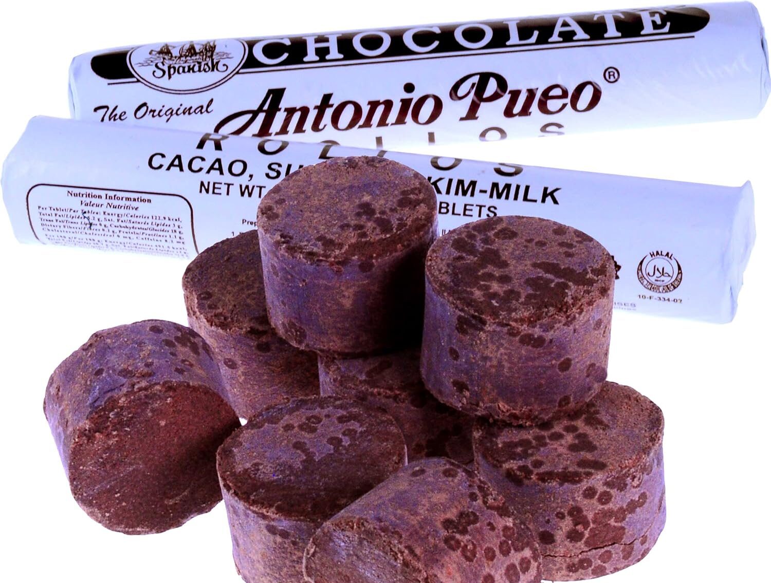 LuzViminda | Authentic Filipino StoreAntonio Pueo Chocolate Rollos (Silver) Cacao, Sugar & Skim-Milk  (200g)