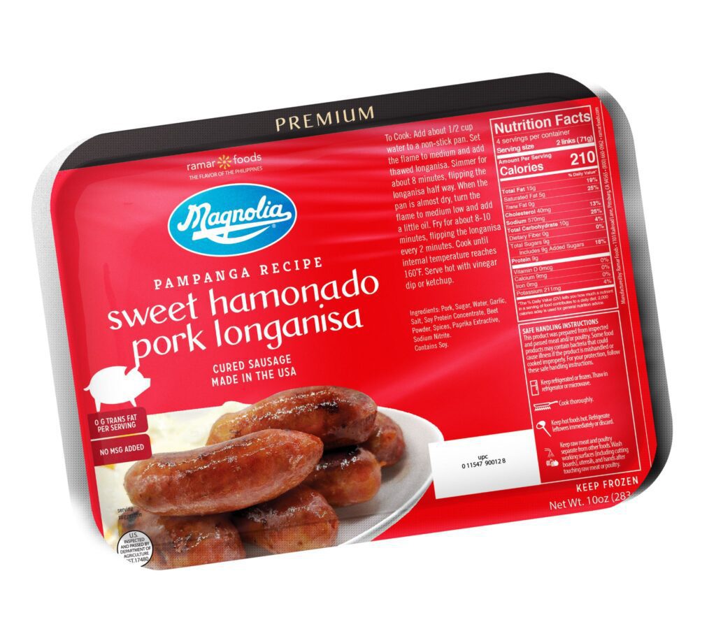 LuzViminda | Authentic Filipino StoreP193 Magnolia Sweet Hamonado Longganisa 10oz