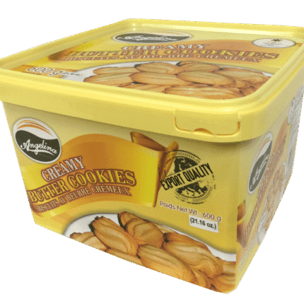 LuzViminda | Authentic Filipino StoreAngelina Creamy Butter Cookies in Plastic Tub 16oz