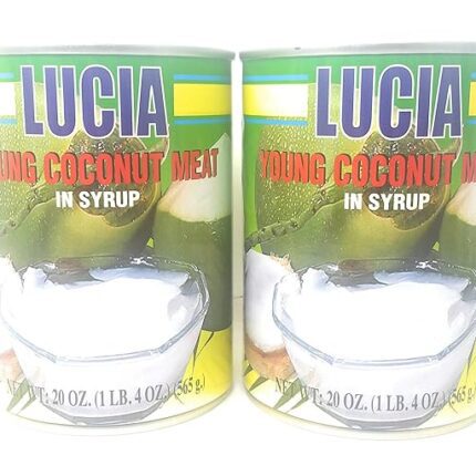 LuzViminda | Authentic Filipino StoreLucia Young Coconut Meat in Syrup (Young Coconut Meat, 2 Pack)