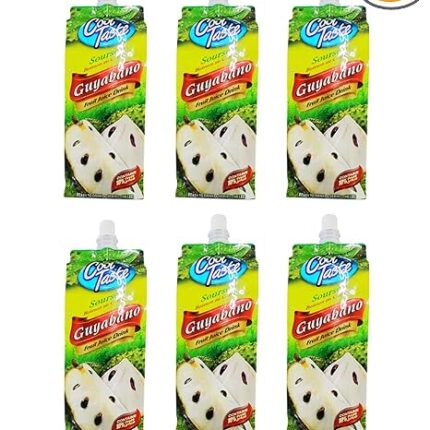 LuzViminda | Authentic Filipino StoreCool Taste Soursop Guyabano Fruit Juice Drink (6 Pack, Total of 101.4fl.oz)