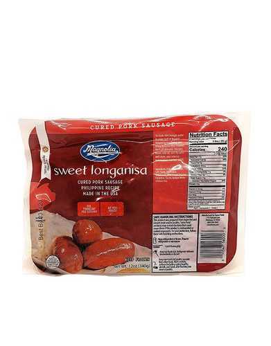 LuzViminda | Authentic Filipino StoreM143 Magnolia Pork Longanisa Sweet 24X12oz