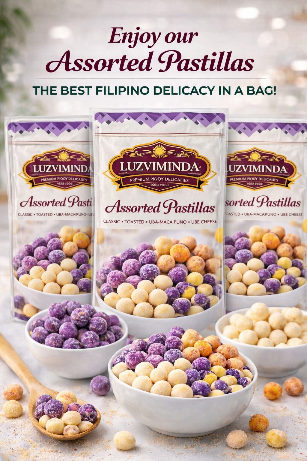 LuzViminda | Authentic Filipino StoreLuzviminda Pastillas Assorted 200g
