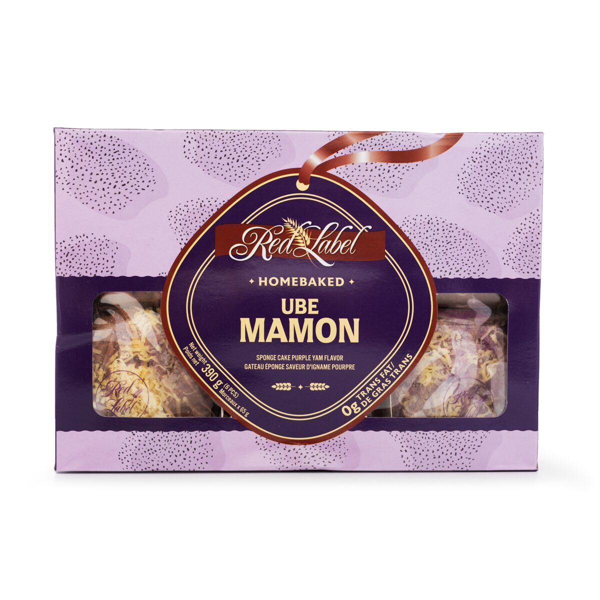 LuzViminda | Authentic Filipino StoreRed Label Homebaked Ube Mamon 6/360g