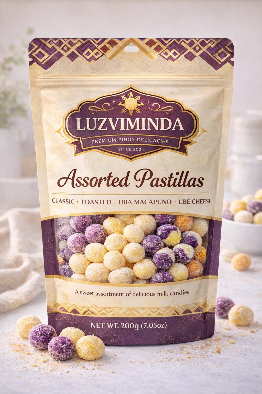 LuzViminda | Authentic Filipino StoreLuzviminda Pastillas Assorted 200g