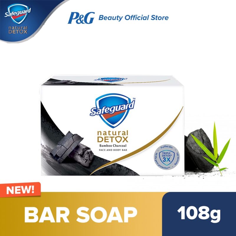 LuzViminda | Authentic Filipino StoreSafeguard Soap Bamboo Charcoal Natural Detox 180g