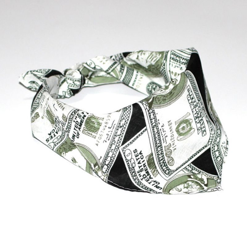 LuzViminda | Authentic Filipino StoreBandana/Handkerchief  Hundred Dollar Bills 22inche