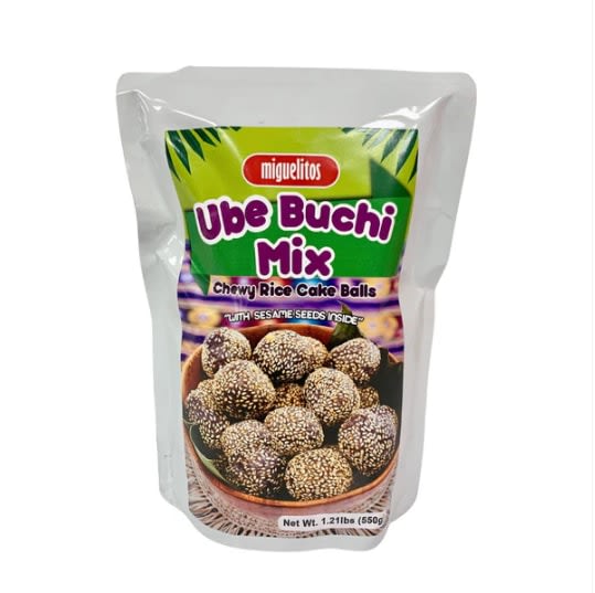 LuzViminda | Authentic Filipino StoreNEW***Miguelitos Ube Buchi(Chewy Balls w/ Sesame 500g