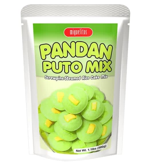 LuzViminda | Authentic Filipino StoreNEW***Miguelitos Puto Pandan ( Screwpine Steamed Rice Cake mix) 500g