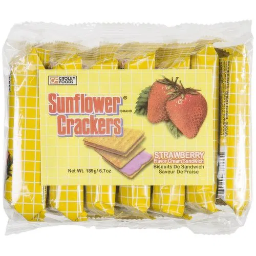LuzViminda | Authentic Filipino StoreCroley Sunflower Cracker - Strawberry 190gm