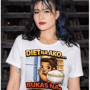 LuzViminda | Authentic Filipino StoreLUZVIMINDA Diet Na Ako Bukas Na Shirt – Funny Filipino Food Humor Pinoy Graphic T-Shirt