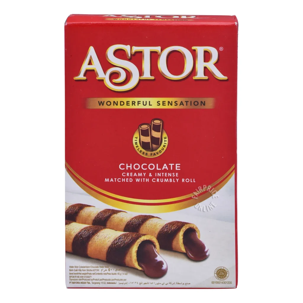LuzViminda | Authentic Filipino StoreAstor Chocolate Wafer Stick Box 5.3oz
