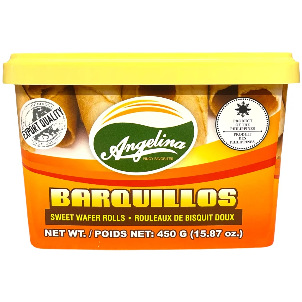 LuzViminda | Authentic Filipino StoreAngelina Sweet Wafer Roll (BARQUILLOS) in Plastic Tube 15.87oz