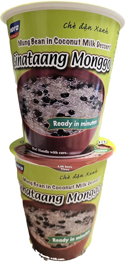 LuzViminda | Authentic Filipino StoreNora Pack of 12 Chocolate Champorado 2, Chicken Sopas 2, Ginataang Monggo 2, Ginataang Mais 2, Beef Goto 2, Ube Champorado Net Wt 2.6oz Each