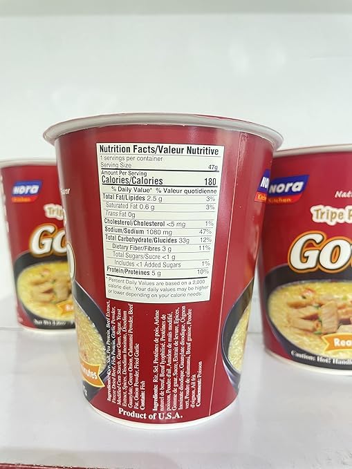 LuzViminda | Authentic Filipino StoreNora Beef Goto Beef Tripe Porridge 12 Cups x 1.6 oz each