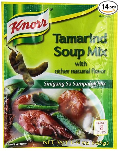 LuzViminda | Authentic Filipino StoreKnorr Tamarind Soup Mix (Sinigang sa Sampalok Mix), 1.41oz (40g), 14-pack