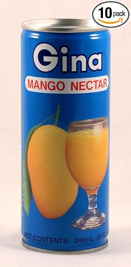 LuzViminda | Authentic Filipino StoreGina Mango Nectar Pack of 10 240ml