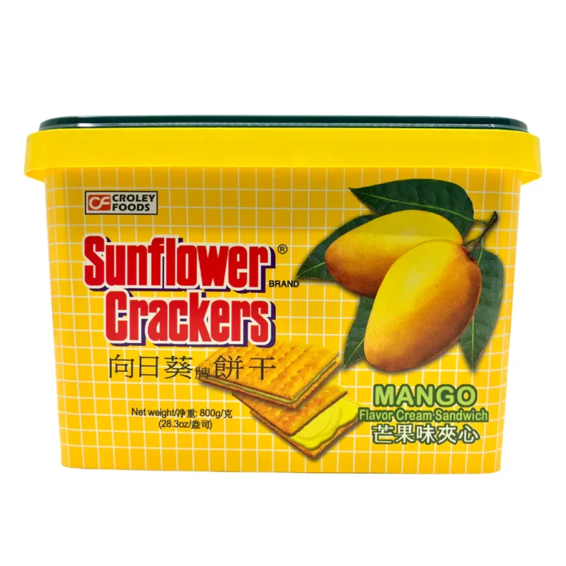 LuzViminda | Authentic Filipino StoreCroley Sunflower Cracker - MANGO TUB 800gm