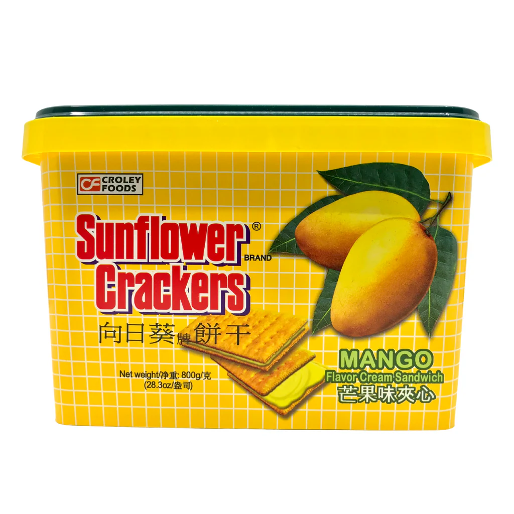LuzViminda | Authentic Filipino StoreCroley Sunflower Cracker - MANGO TUB 800gm