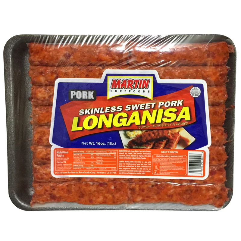 LuzViminda | Authentic Filipino StoreMP Skinless Pork Longanisa 16oz