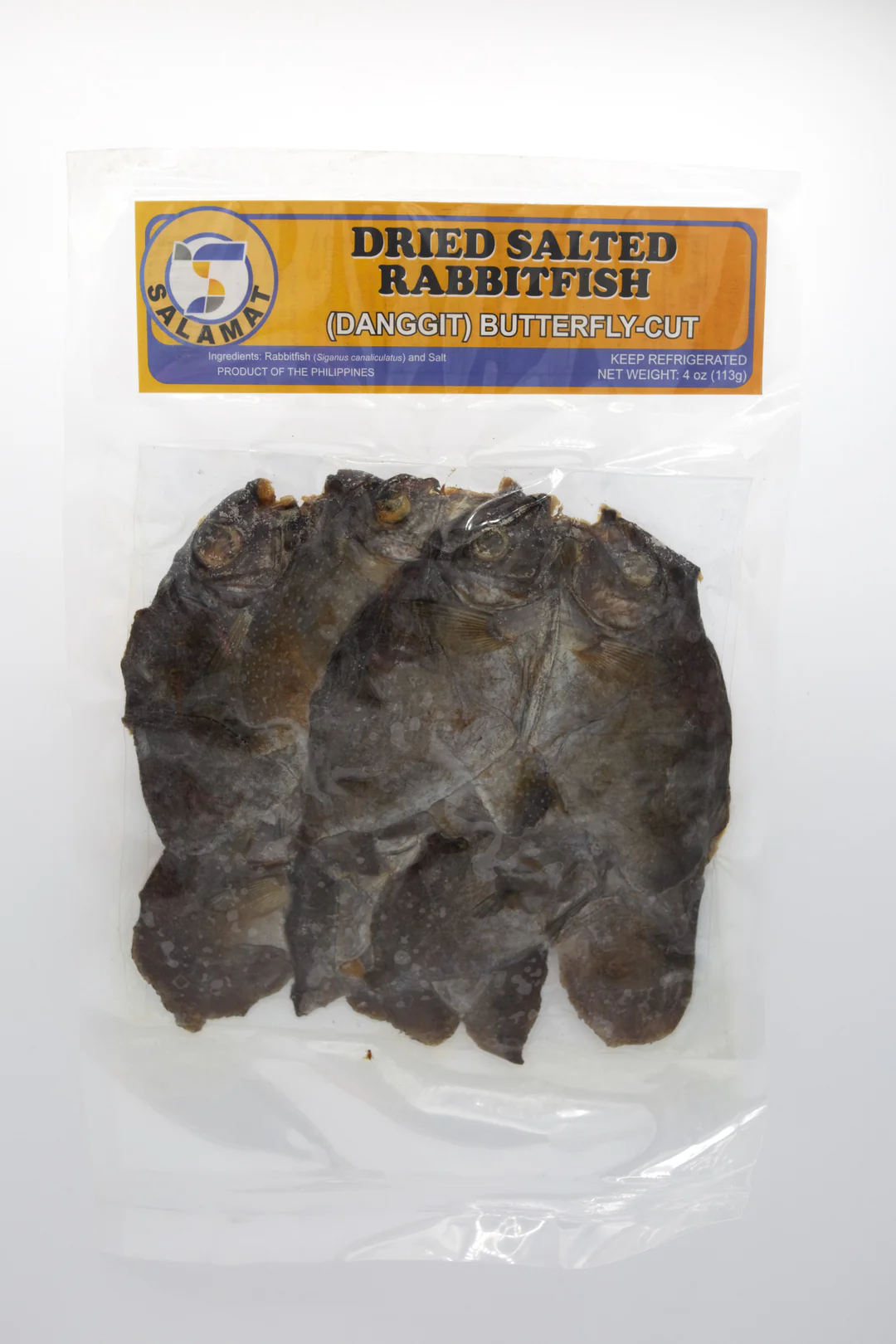 LuzViminda | Authentic Filipino StoreSalamat DRIED DANGGIT (Salted Rabbit Fish) 113g