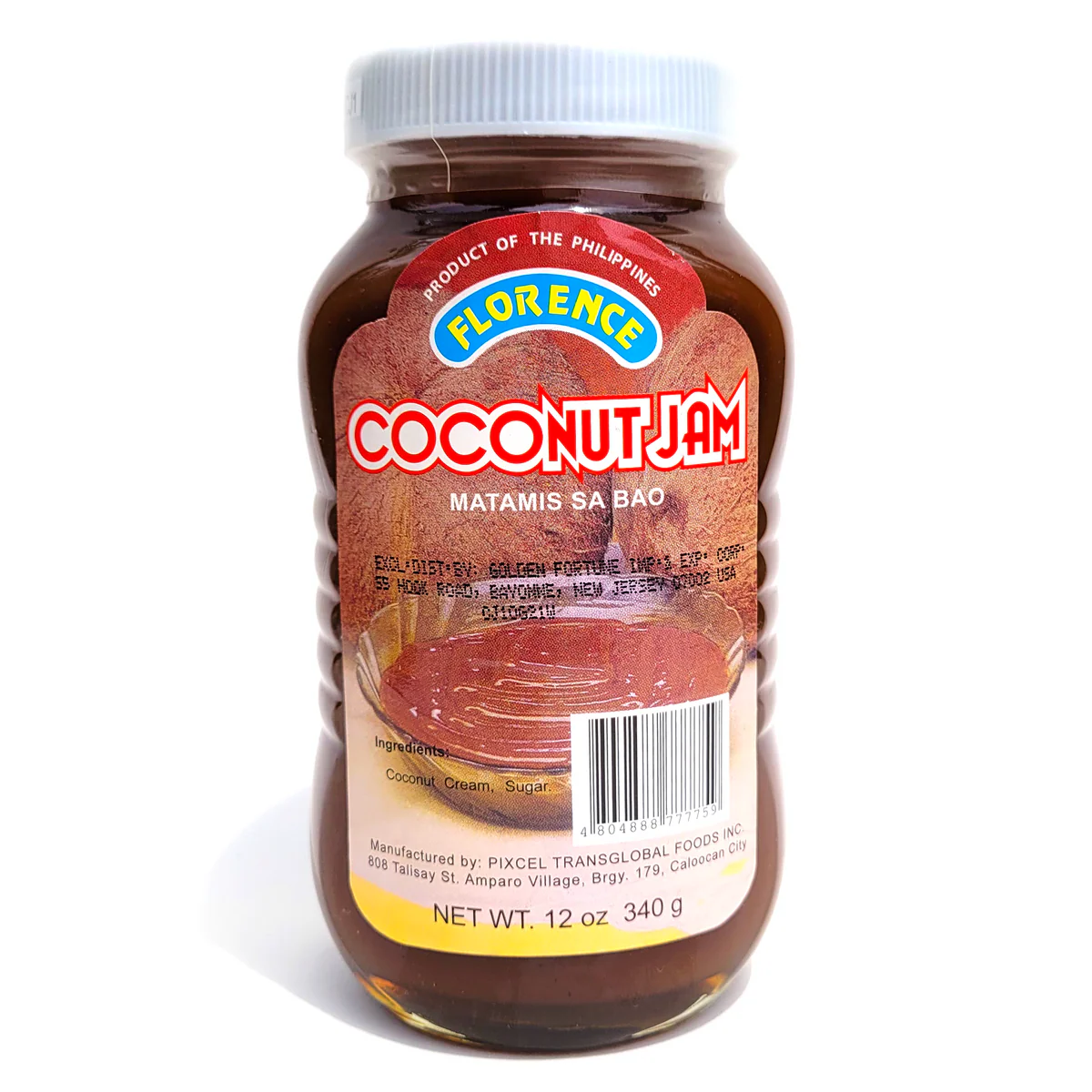 LuzViminda | Authentic Filipino StoreFlorence Coco Jam 12oz