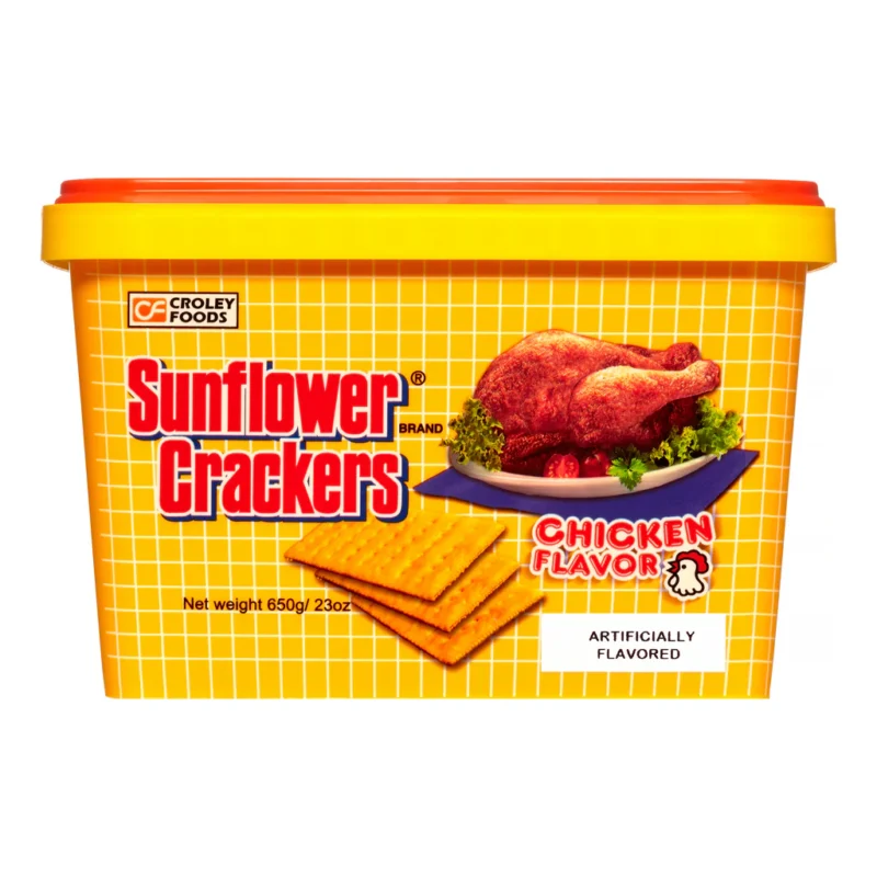 LuzViminda | Authentic Filipino StoreCroley Sunflower Cracker - CHICKEN TUB 650gm