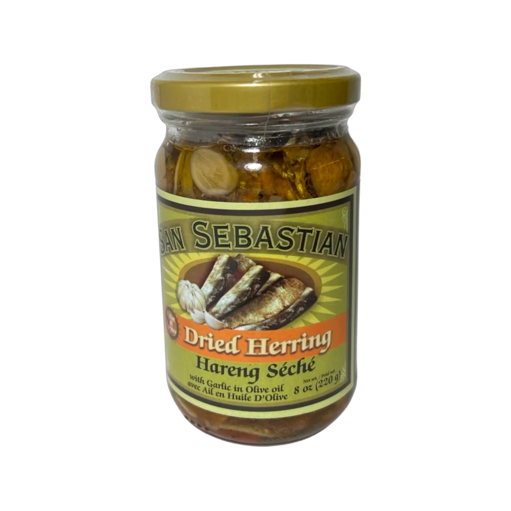 LuzViminda | Authentic Filipino StoreSan Sebastian Dried Herring w/ Garlic in Olive Oil 230gms