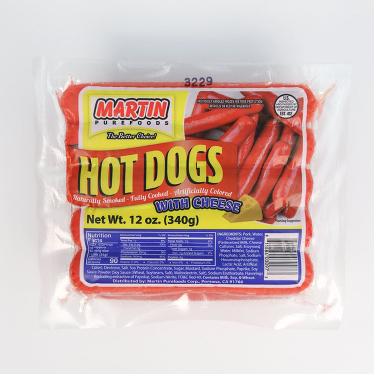 LuzViminda | Authentic Filipino StoreMP Hotdog w/ Cheese 12oz