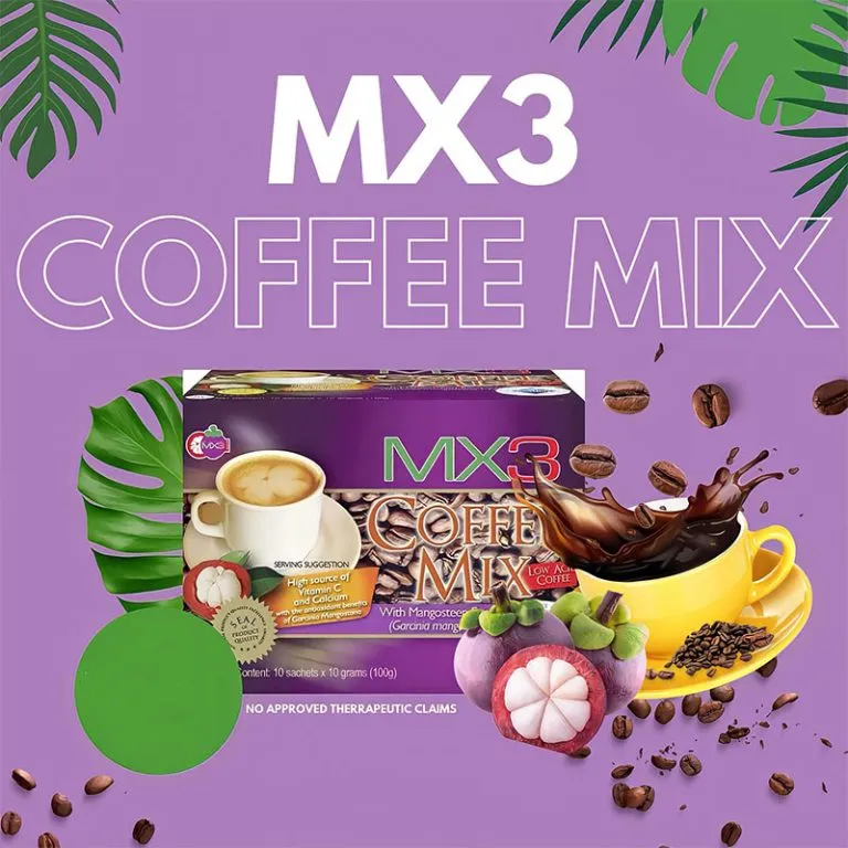 LuzViminda | Authentic Filipino StoreMX3 4in1 Mangosteen Coffee Mix (10sachet)