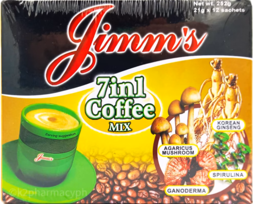 LuzViminda | Authentic Filipino StoreJimm's 7in1 Coffee Mix 30x12'sx21g